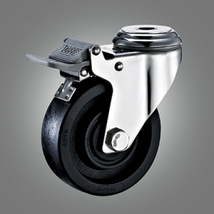 220℃ High Temperature Caster Series - Stainless Hollow Rivet Caster - Total Lock