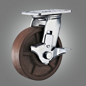 280℃ High Temperature Caster Series - Heavy Duty Top Plate Caster - Side Lock