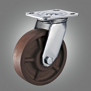 Heavy Duty Caster Series -  280℃ High Temperature Top Plate Caster - Swivel