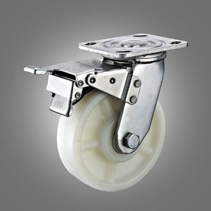 Heavy Duty Caster Series - PA Top Plate Caster - Total Lock