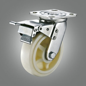 Heavy Duty Caster Series - PP Top Plate Caster - Total Lock
