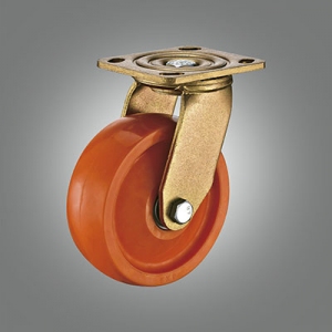 Heavy Duty Caster Series - Yellow Zinc-plated...