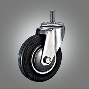 Industrial Caster Series - Rubber (Steel Core)...