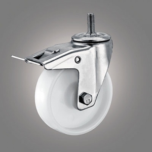 Industrial Caster Series - PA Threaded Stem Caster - Total Lock